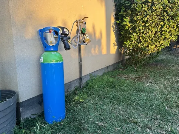 Bouteille de gaz traceur H2/N2 pour détection