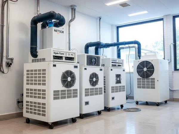 Matériel de traitement et de mesure d'humidité utilisé après diagnostic à Alfortville