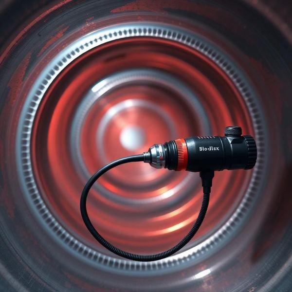 Endoscope d'inspection vidéo employé lors d'un diagnostic de fuite à Saint-Mandé