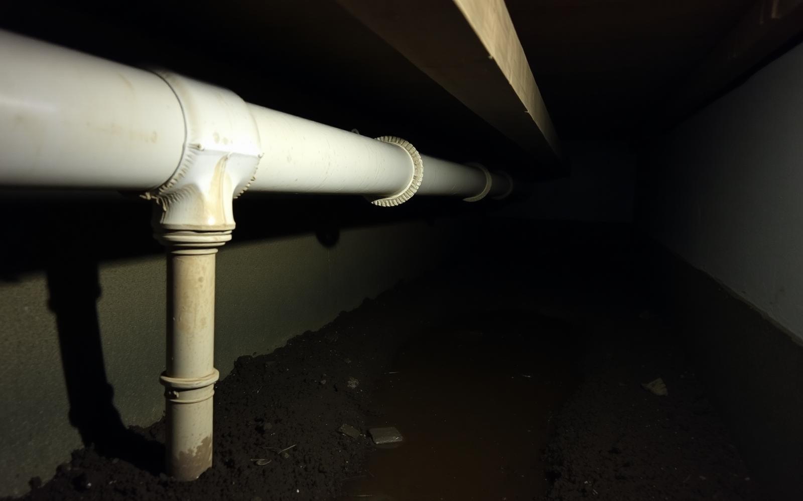 Mur de sous-sol humide dans une maison drancéenne lors d'une recherche de fuite