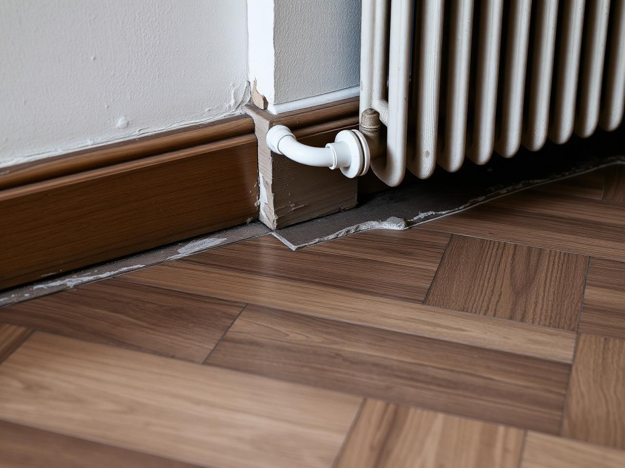 Indice d'humidité caractéristique observé à Eaubonne : parquets anciens et chauffage encastré