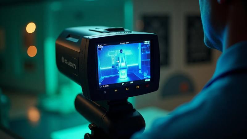 Relevé thermique infrarouge réalisé lors d'un diagnostic de fuite au Kremlin-Bicêtre